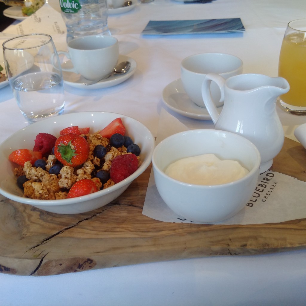 Healthy breakfast after class