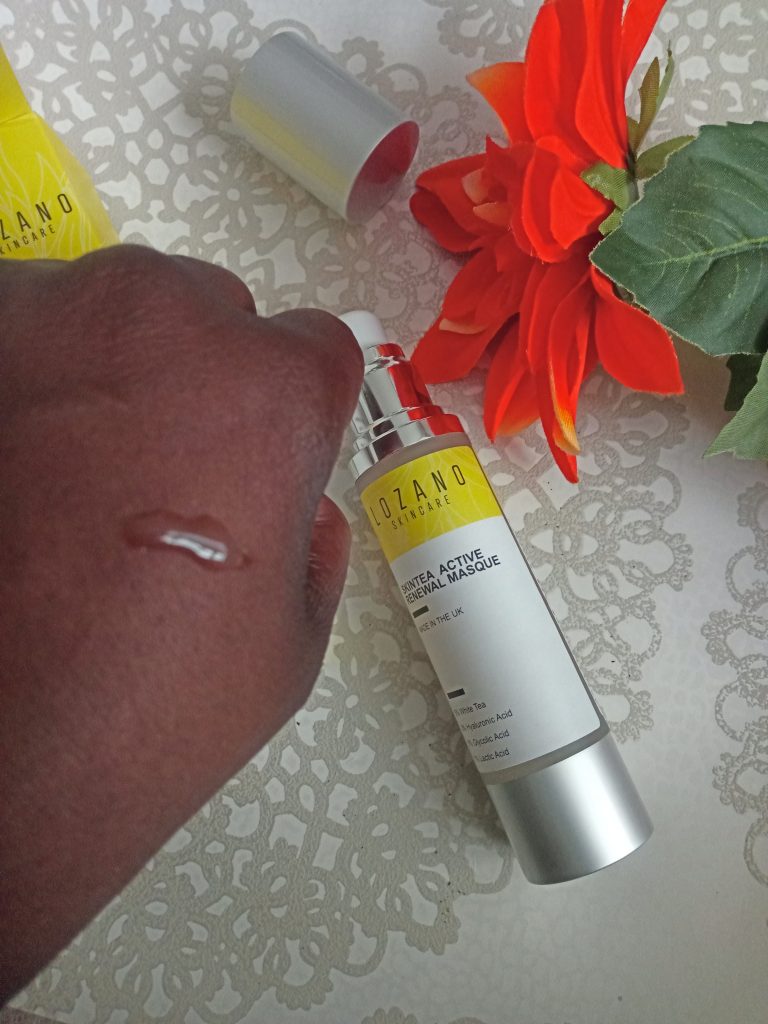 www.lifeandsoullifestyle.com – Lozano Skincare SkinTea Active Renewal Masque skincare review