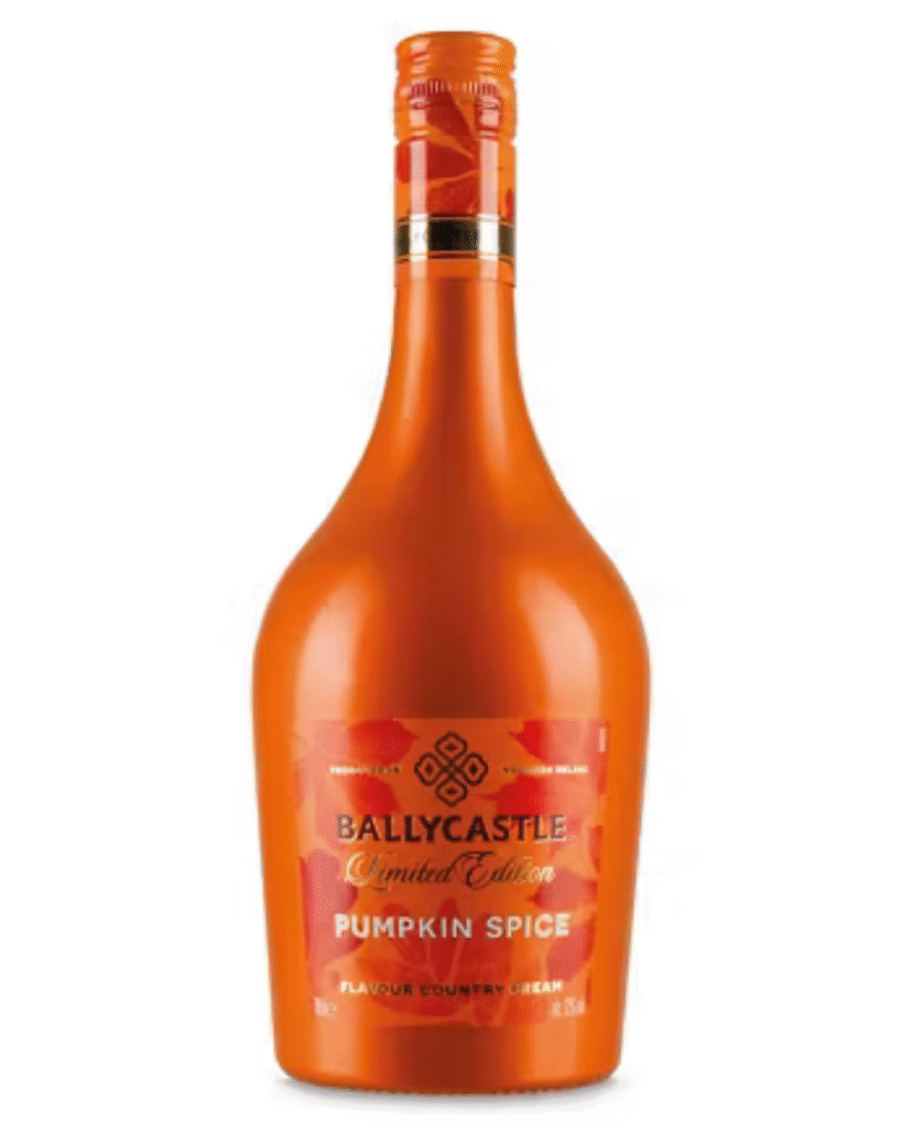 Aldi Ballycastle Pumpkin Spice Liqueur bottle