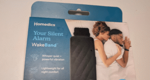 Homedics WakeBand Silent Alarm — wearable wristband for peaceful wake-ups.