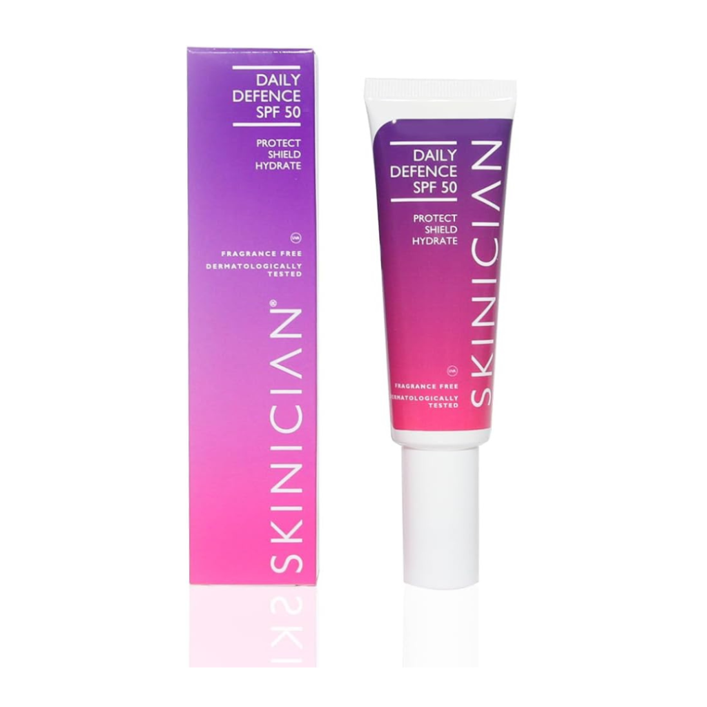 Skinician's Daily Defence SPF50 moisturiser with blue light protection review