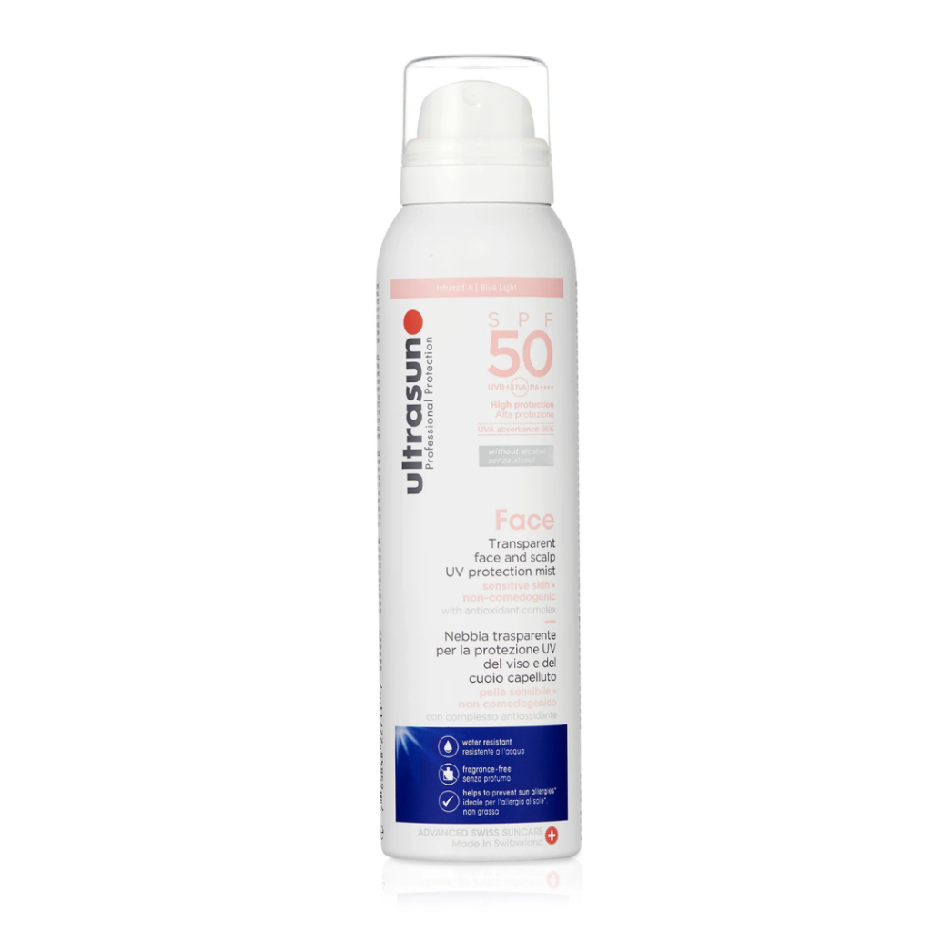 Ultrasun UV Face and Scalp Mist SPF50 dry sunscreen mist review